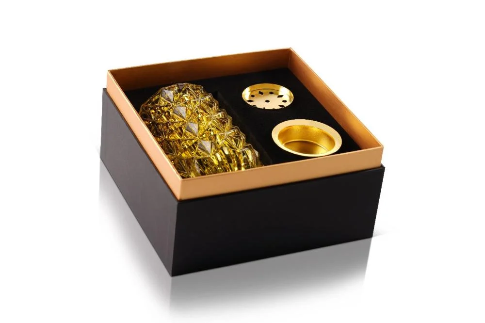 مبخرة الأحجار الكريمة - كريستال أصفر